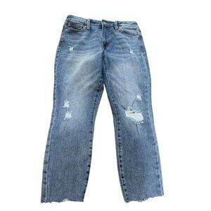 Regeneration Celebrity Pink 5/27 Distressed Raw Hem Jeans